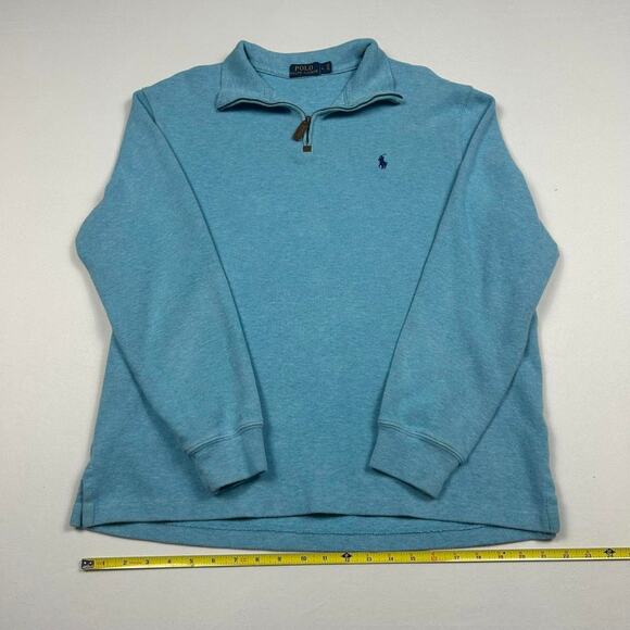 Polo Ralph Lauren Blue Quarter Zip - Picture 6 of 6